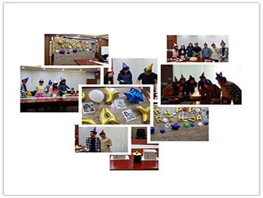 公司举办2015年第一、第二季度员工庆生活动